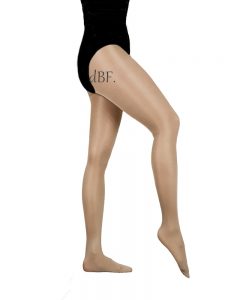 Footed Shimmer Dance Jazz Costume Concert Party Tights Stocking Light Toast Color