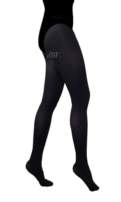 Convertible Dance Ballet Costume Tight Stocking Size Child to Adult Black Color